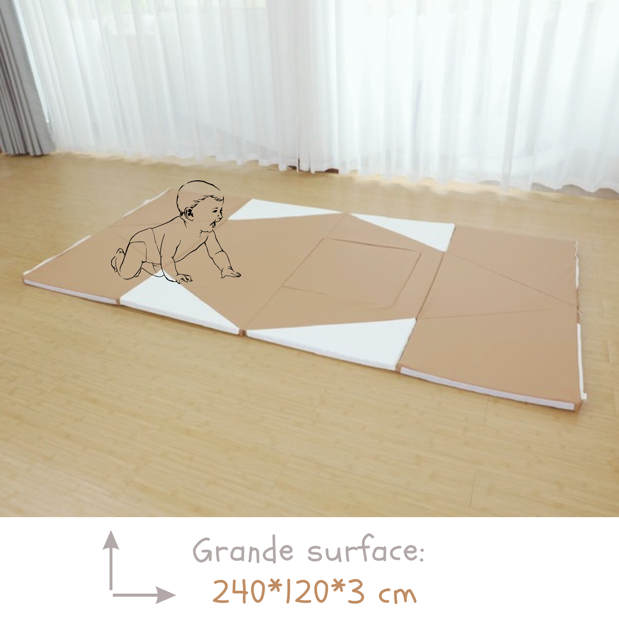 Tapis Montessori Canoë-Tipi Explorer